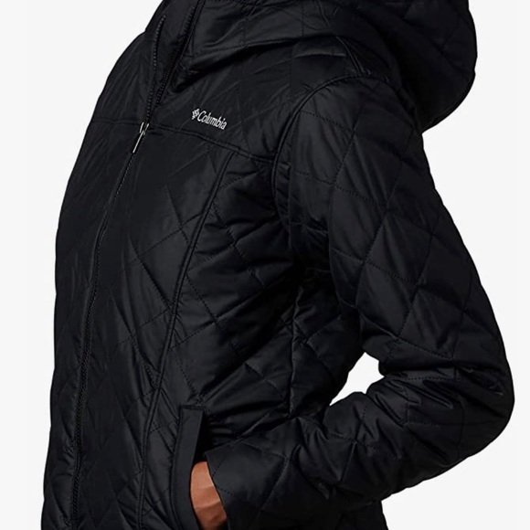 NWT Columbia copper crest quilted, fleece lined jacket with hood - Picture 3 of 10